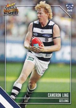 2011 Select AFL Champions #70 Cameron Ling Front